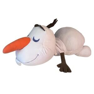Disney Store Frozen Olaf Sleeping Cuddleez 24" Large Plush Pillow Stuffed Animal